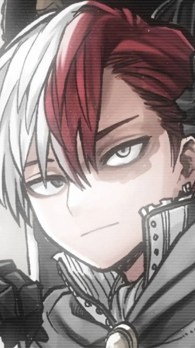 ai character: Shoto Todoroki  background