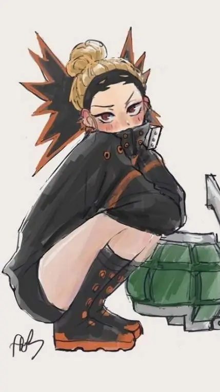 ai character: Bakugo's a female background