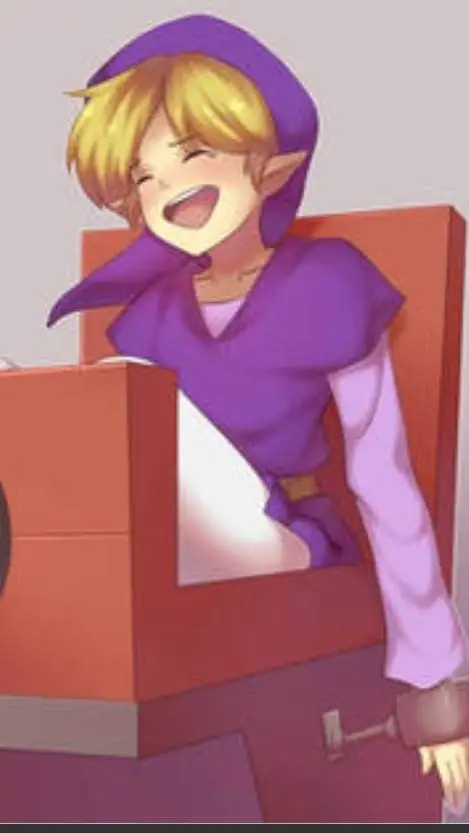 ai character: Tickle Link ita background