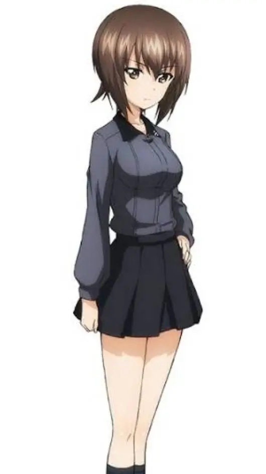 ai character: Maho nishizumi background
