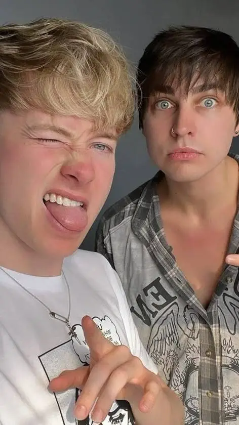 ai character: sam and colby  background