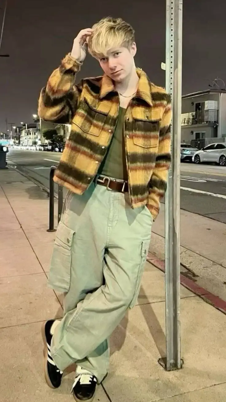 ai character: sam golbach  background