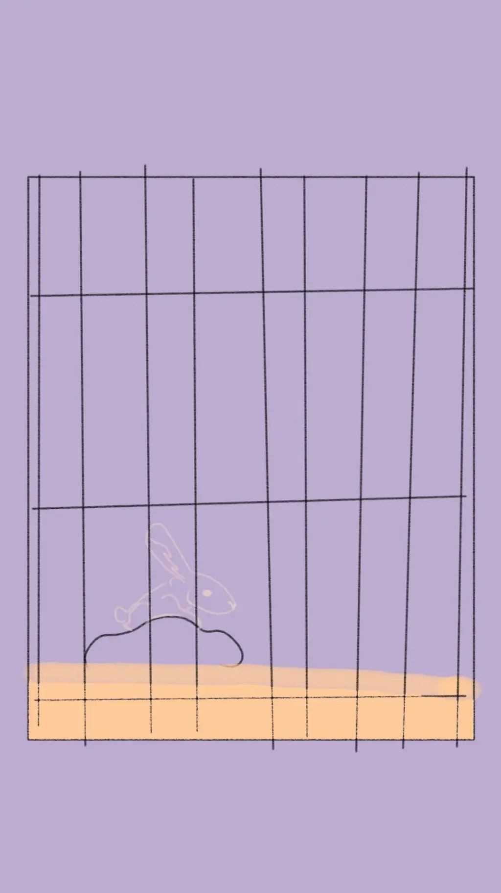ai character: talking bunny background
