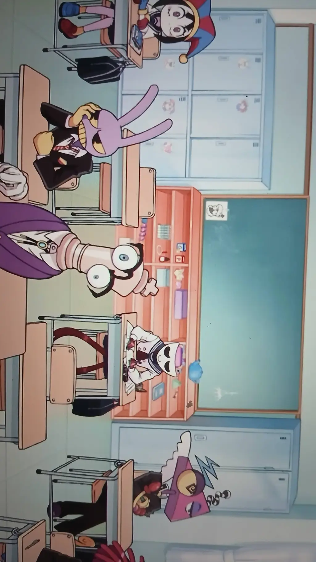 ai character: Tadc anime school! background