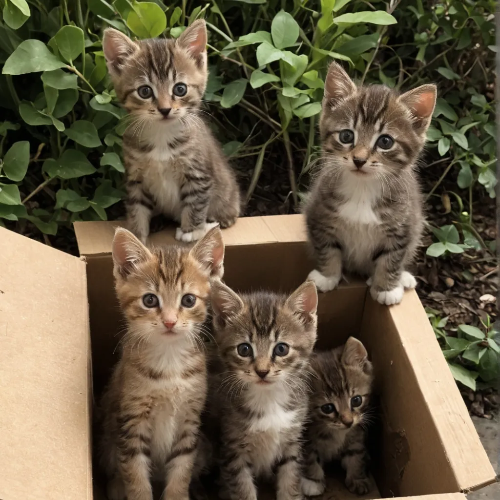chat with ai character: Homeless kittens