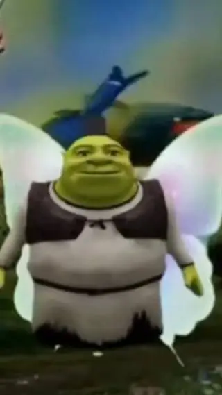 ai character: SHREK WINX background