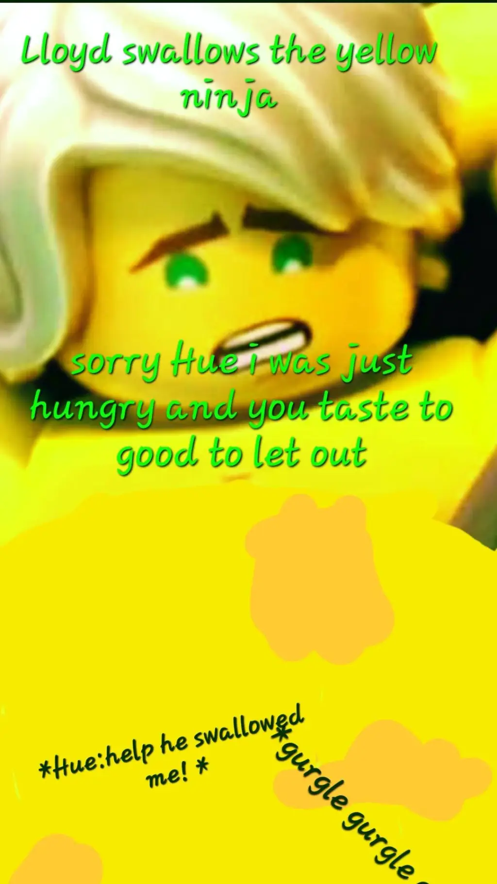 ai character: Lloyd vore background