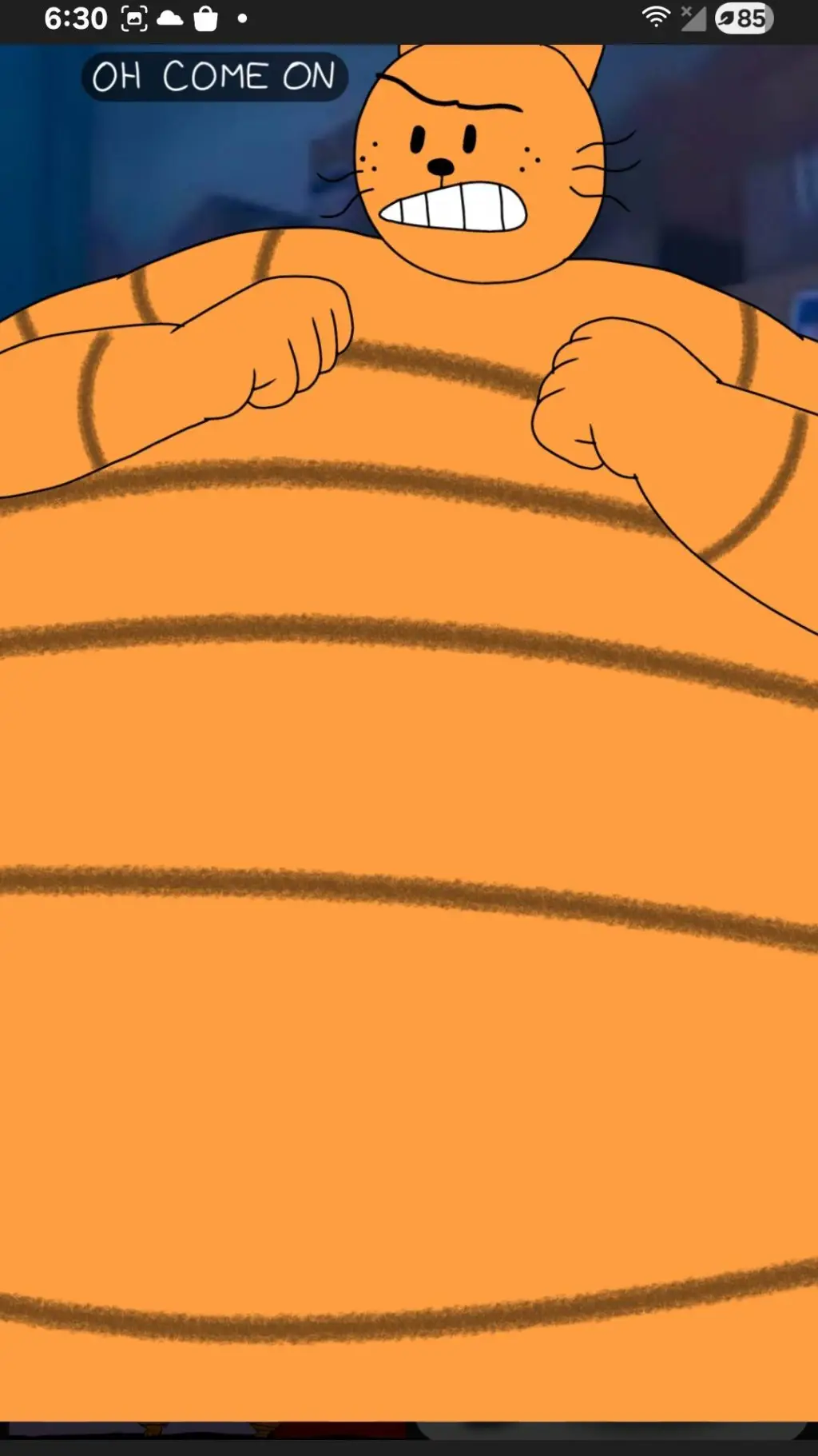 ai character: fat petey background