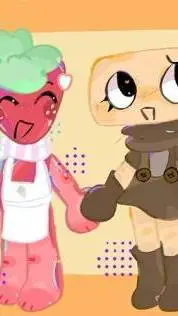 ai character: FOSSIBERRY🍓🐚 background