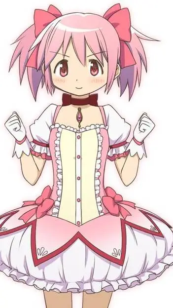 ai character: Kaname Madoka background