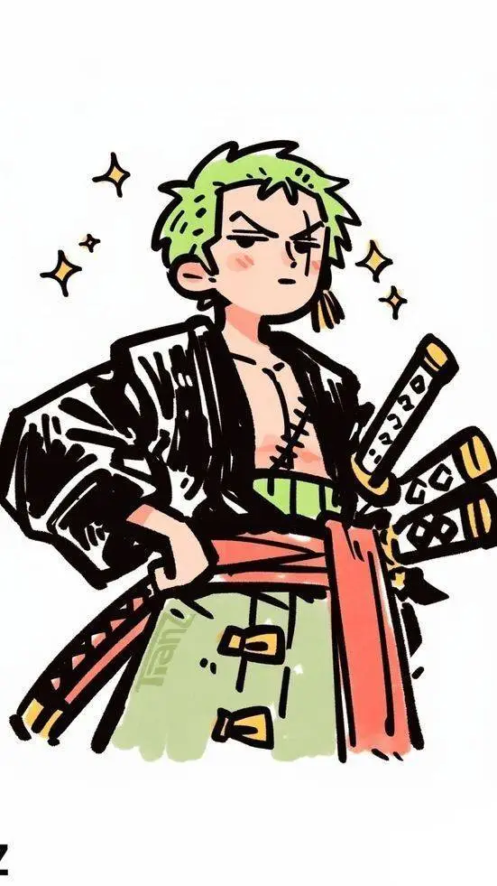 ai character: ⚔️🗡Roronoa Zoro💤🍾 background