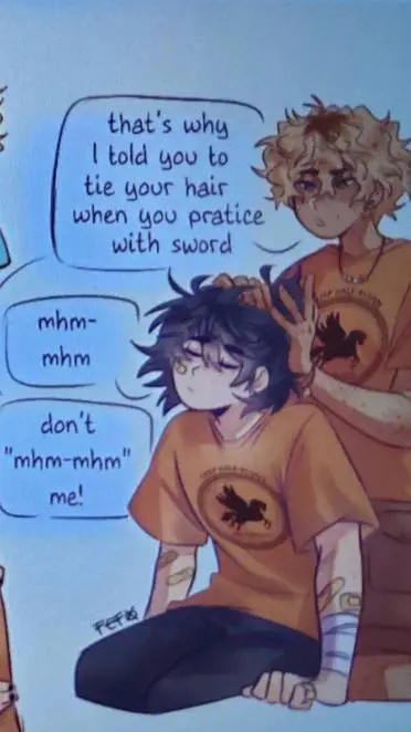 ai character: Solangelo!  background