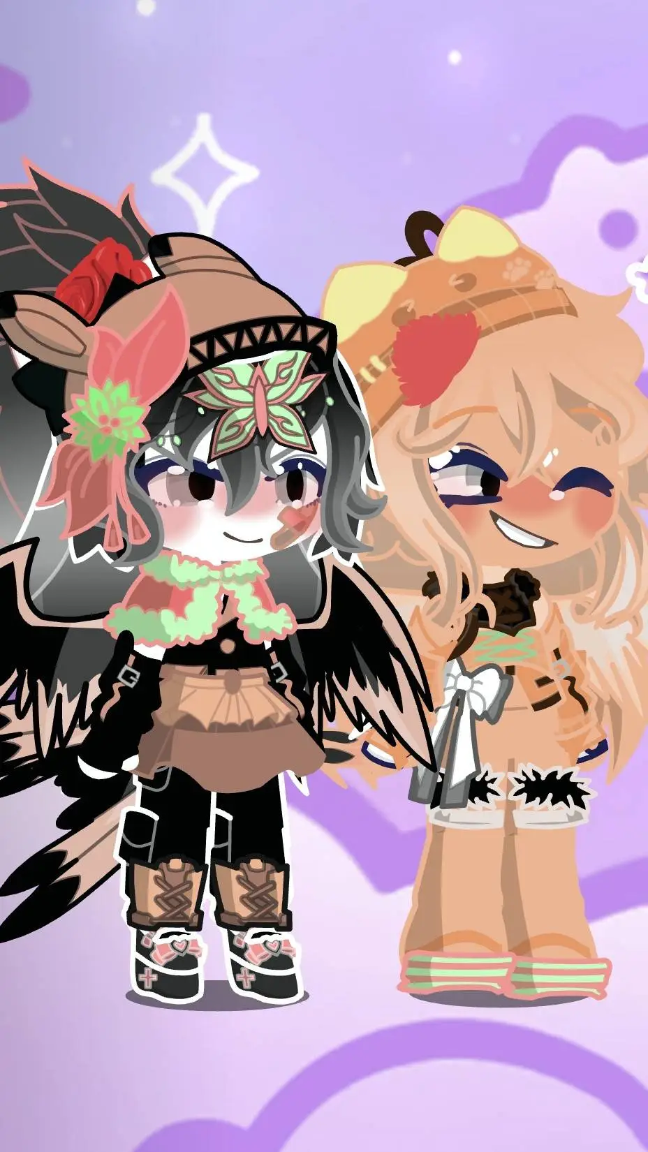 ai character: The 2 hens background