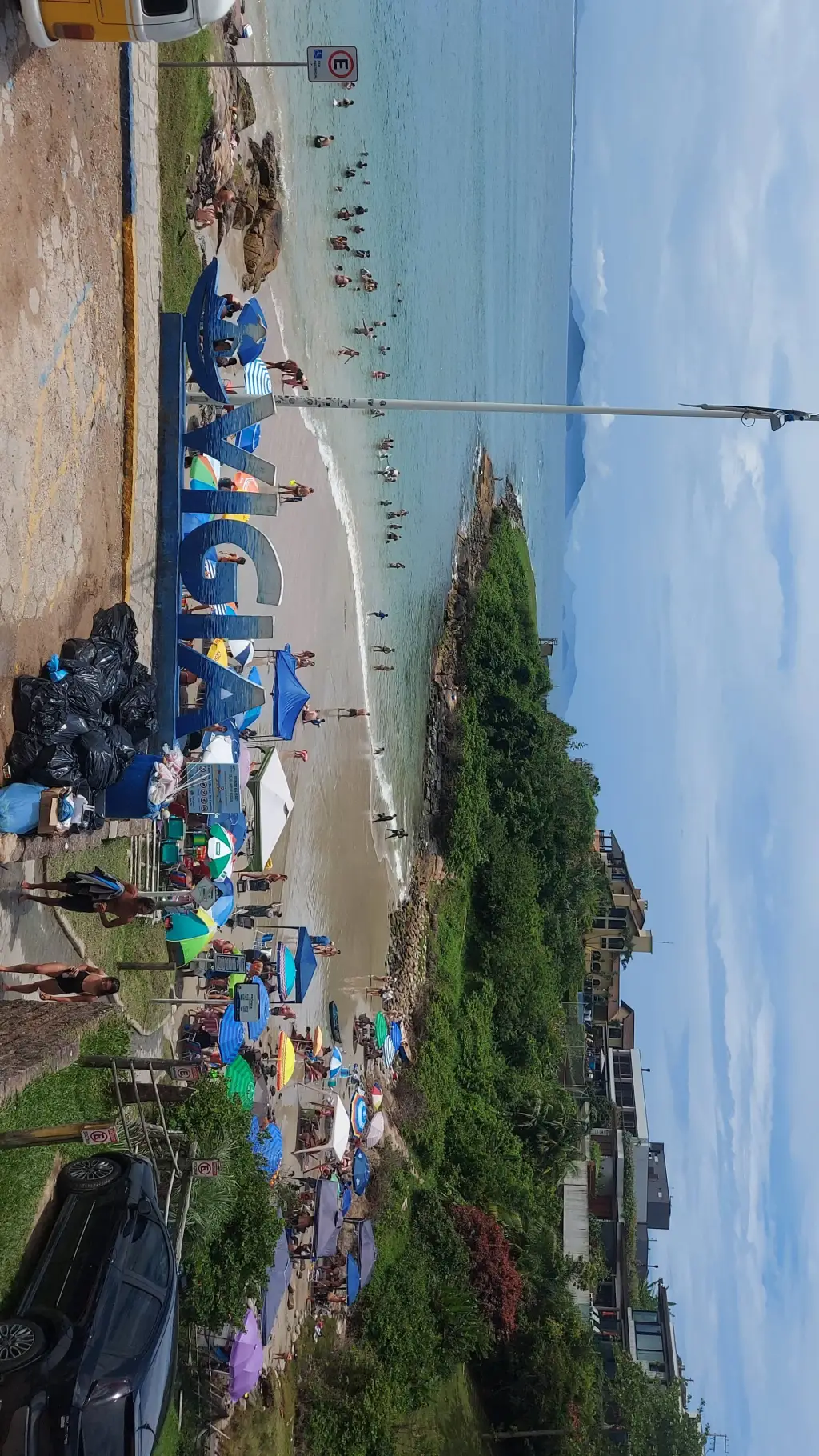 ai character: beach background