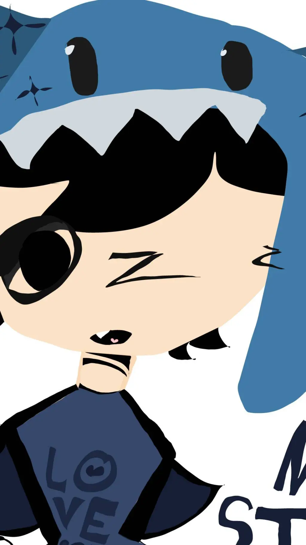 ai character: bwoo🦈 background