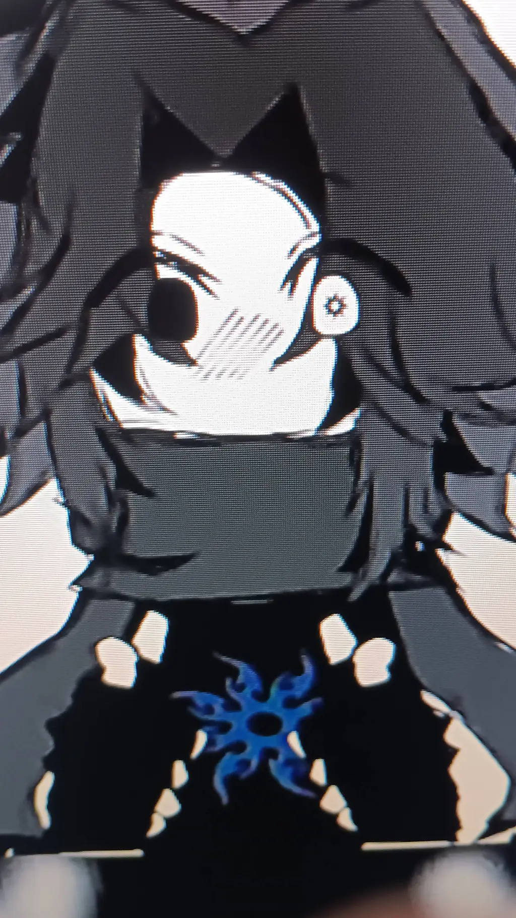 ai character: Azuretime angst  background