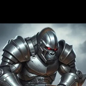 chat with ai character: Juggernaut gorilla