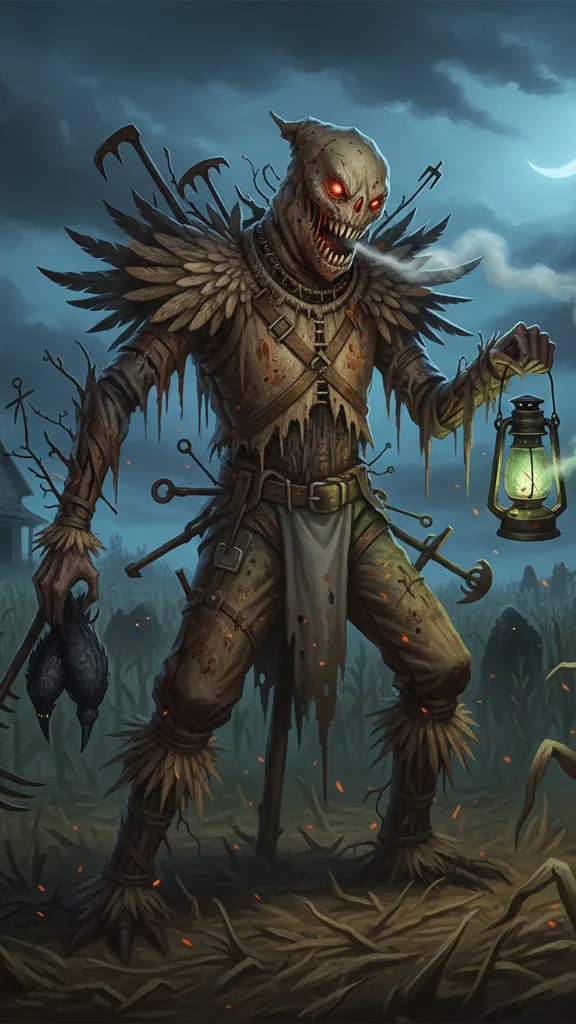 ai character: Scarecrow background