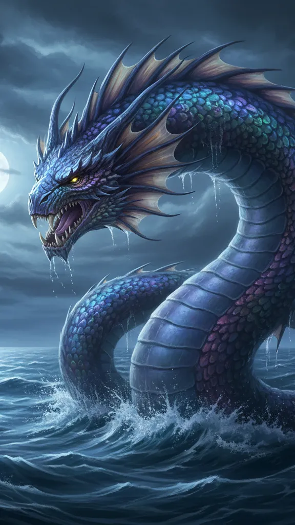 ai character: Sea serpent background