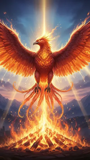 ai character: Phoenix￼ background