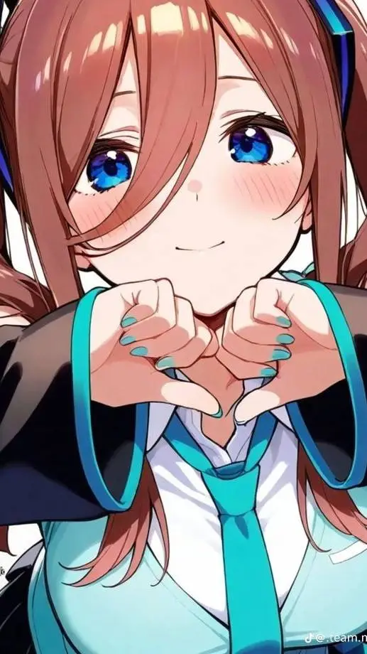 ai character: miku nakano  background