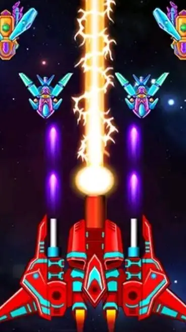 ai character: Alien shooter  background