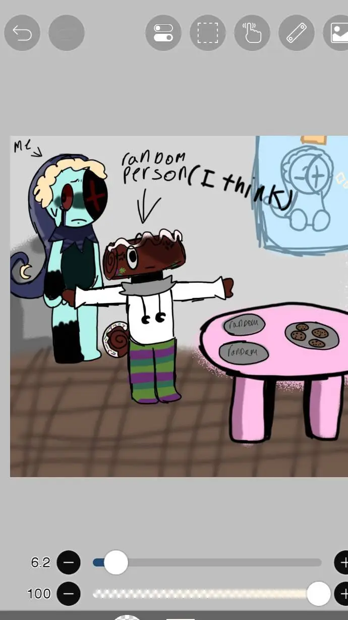 ai character: idk mooncake? background