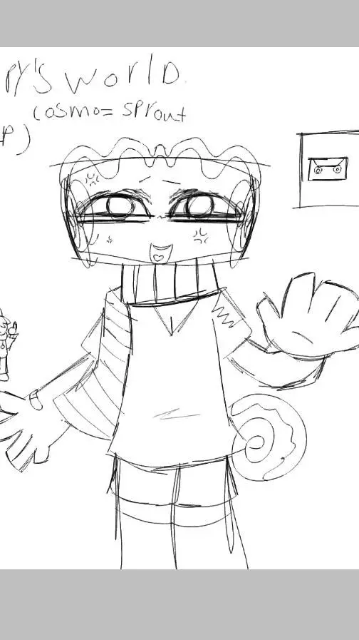 ai character: freaky fruitcake background