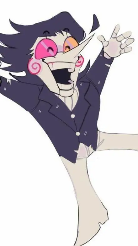 ai character: spamton g spamton  background