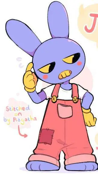 ai character: jax bebe💜🐇 background
