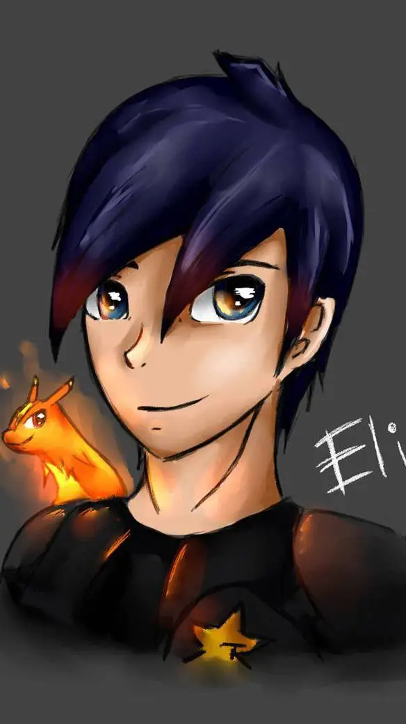ai character: bajoterra🧡❤ background