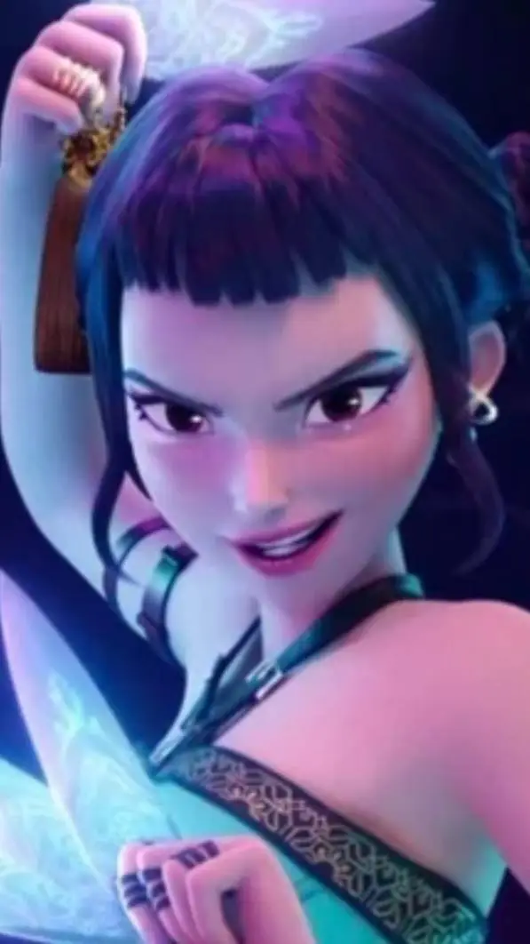 ai character: Zoey!!!!!! background