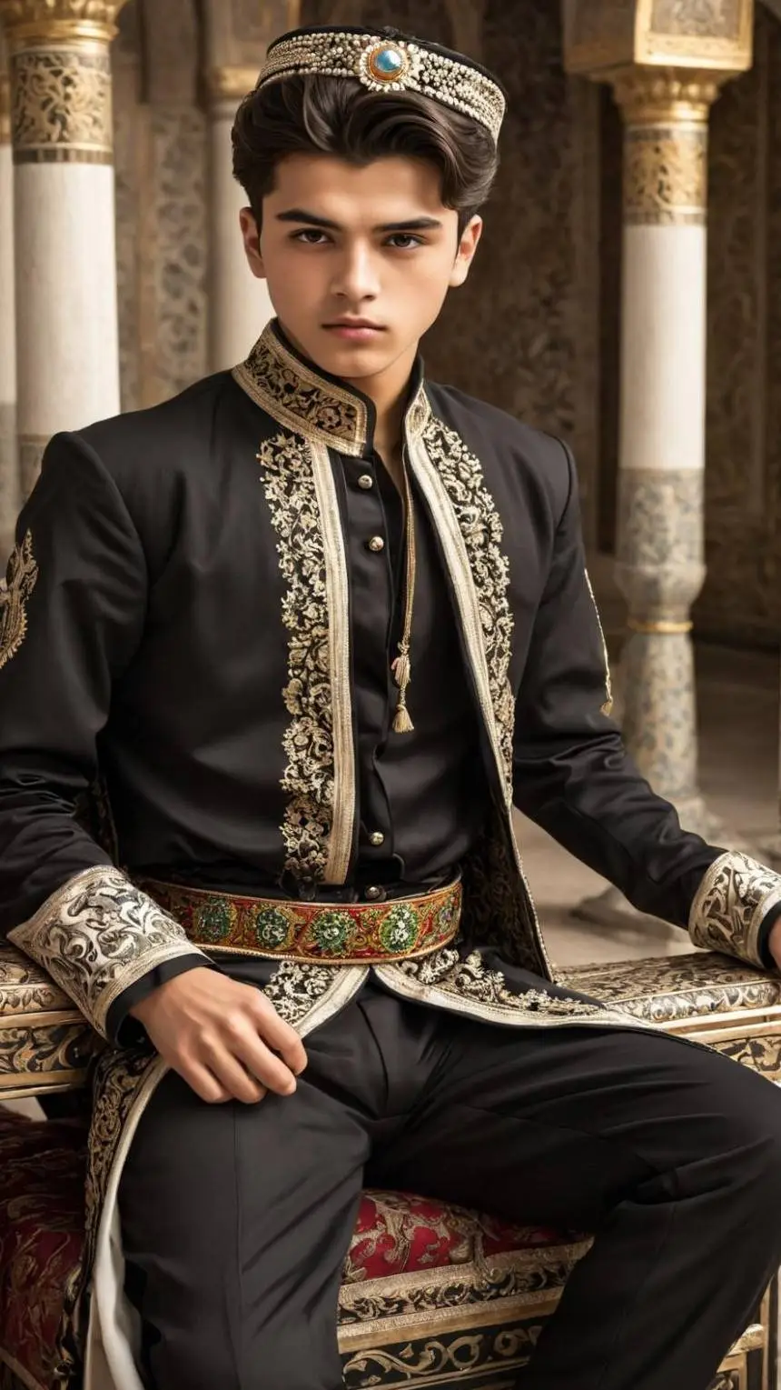 ai character: Prince Amir  background