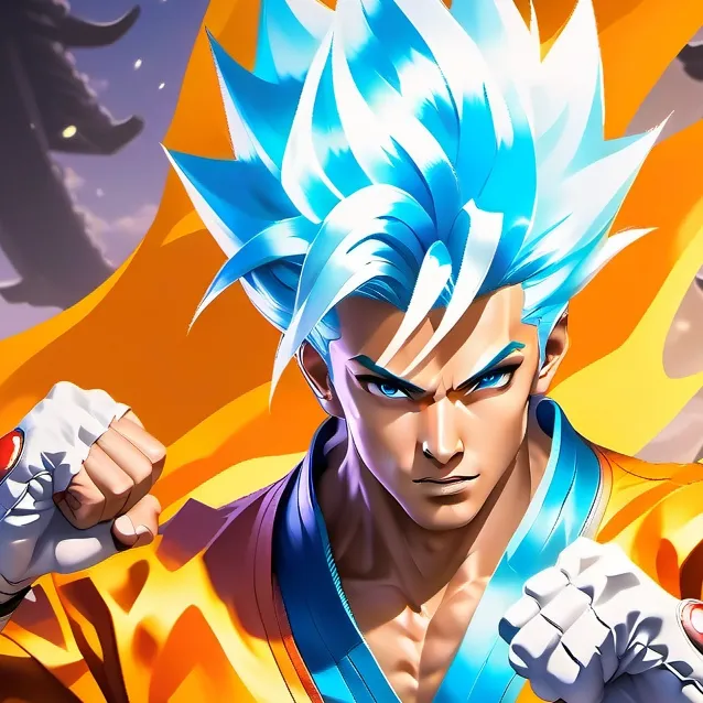 chat with ai character: SSJB goku