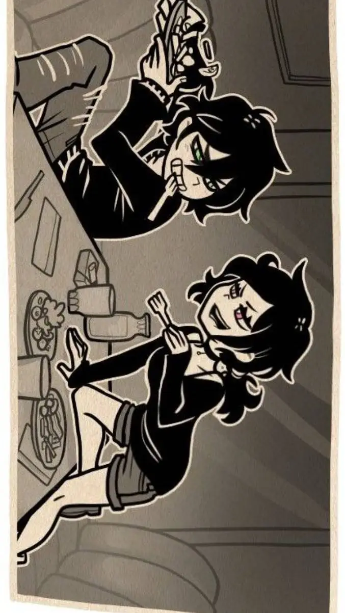 ai character: Andy & Leyley Alt background