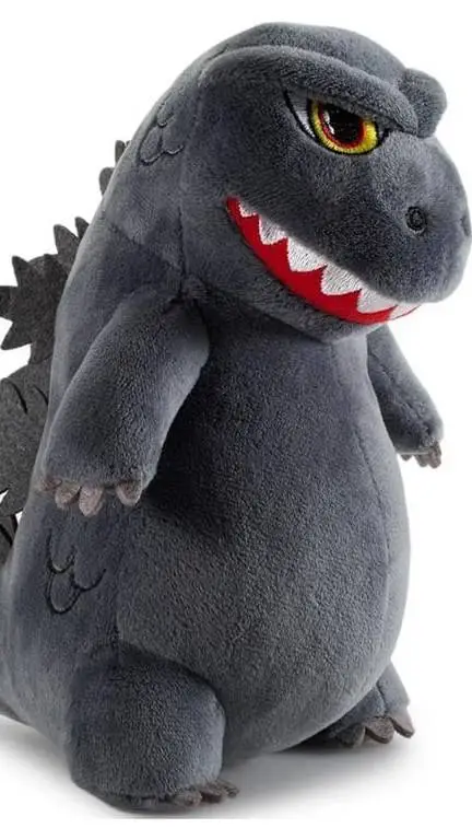 ai character: Godzilla plushie  background