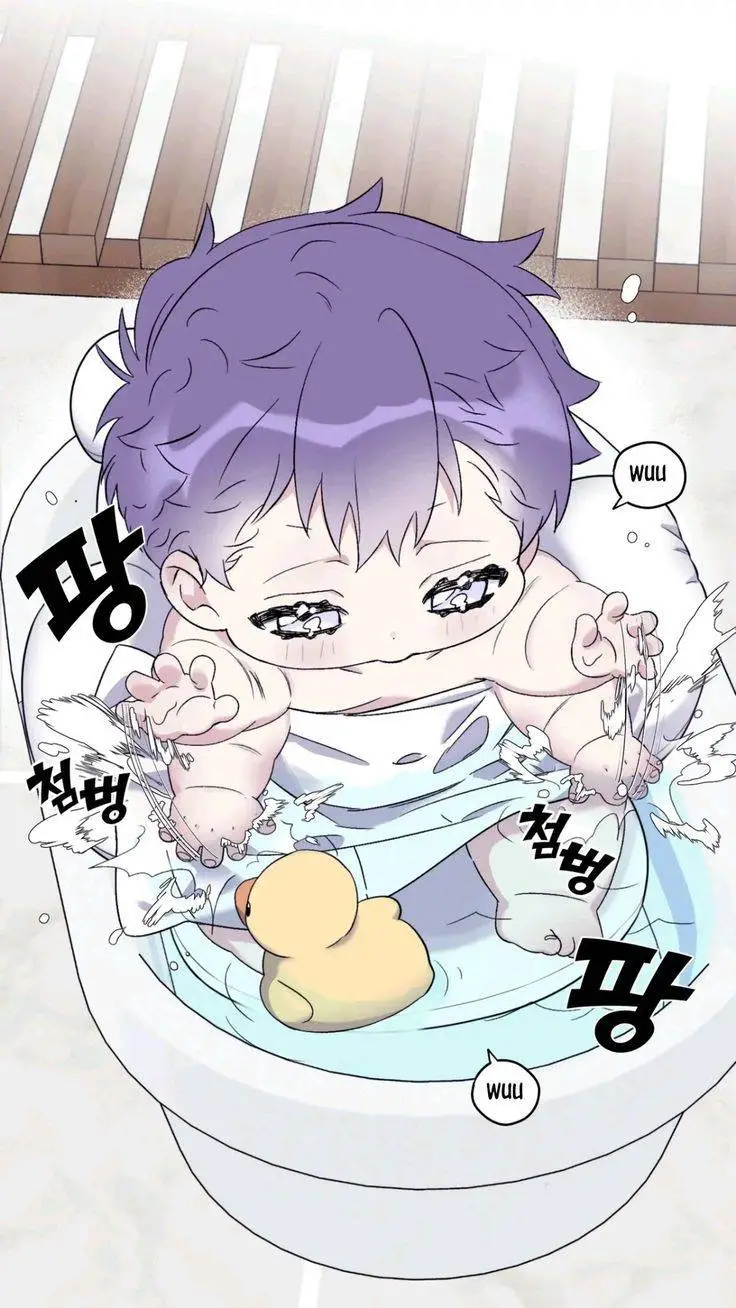 ai character: Bebé inocente  background