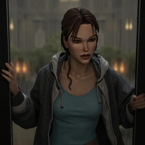 chat with ai character: Lara's twin sister