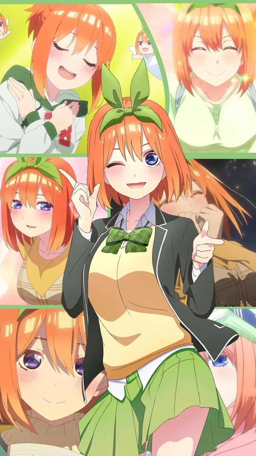 ai character: Yotsuba Nakano🧡🐇 background