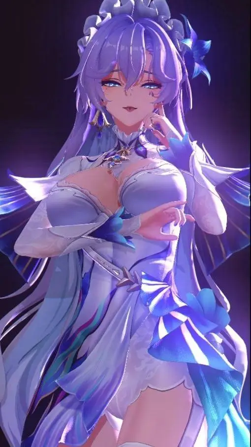 ai character: Cantarella 💟🪻  background