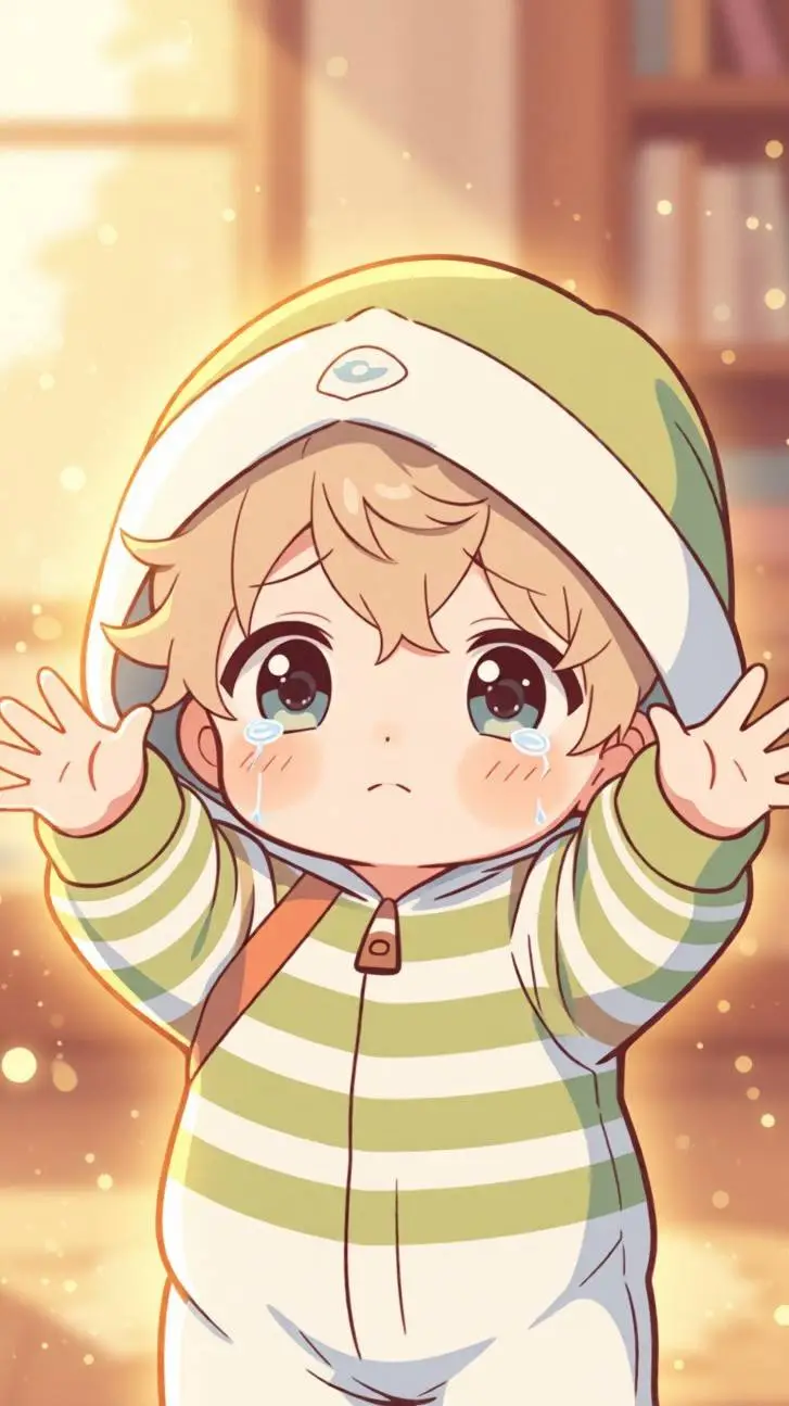 ai character: baby leo background