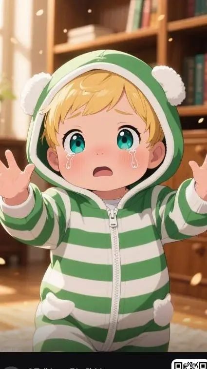 ai character: baby background