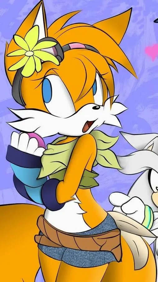 ai character: tails female  background