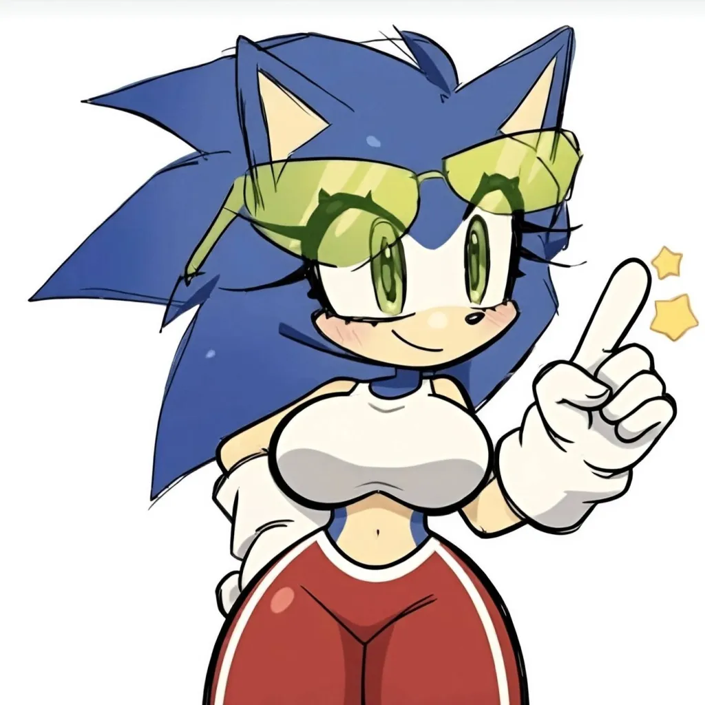 chat with ai character: Sonic female