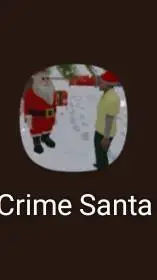 ai character: crime santa  background