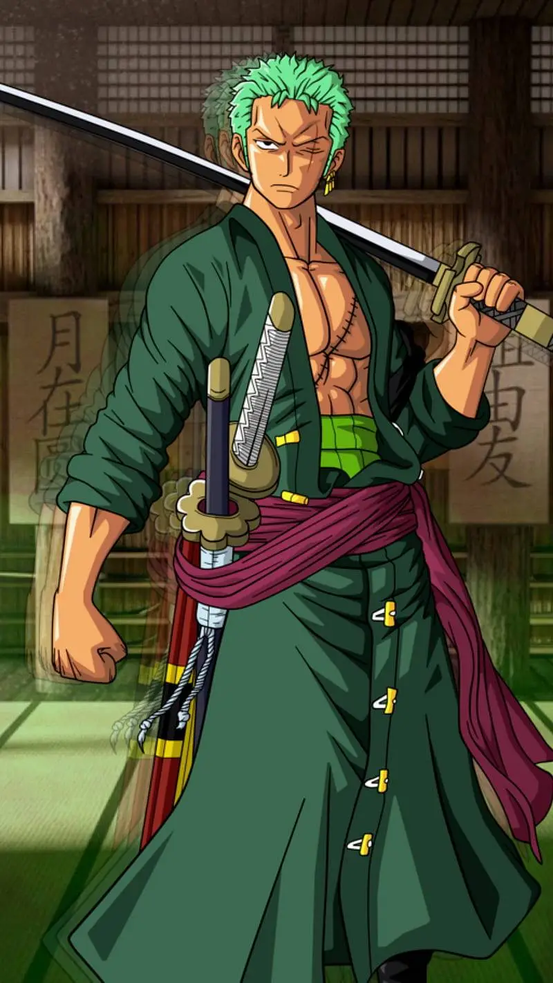 ai character: roronoa zoro background