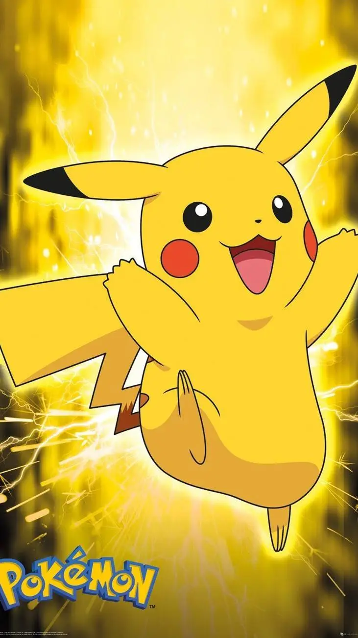ai character: pikachu(pokemon)  background