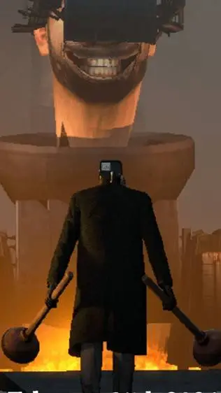 ai character: Plunger cameraman background