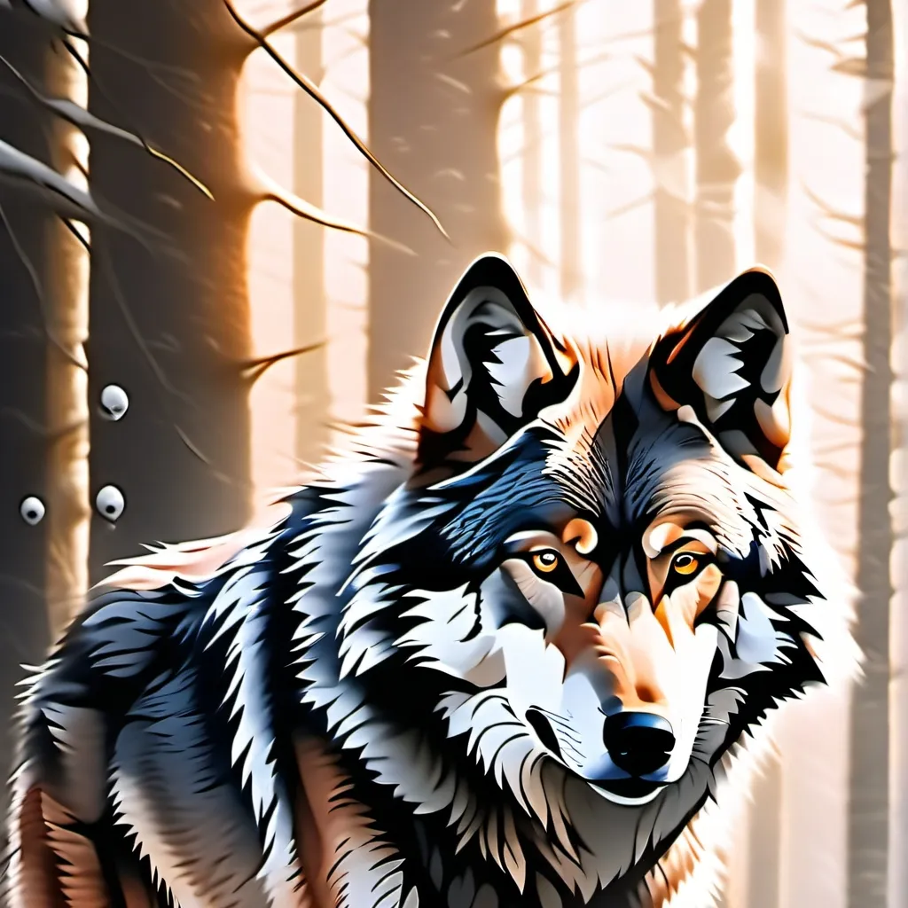 chat with ai character: wolf