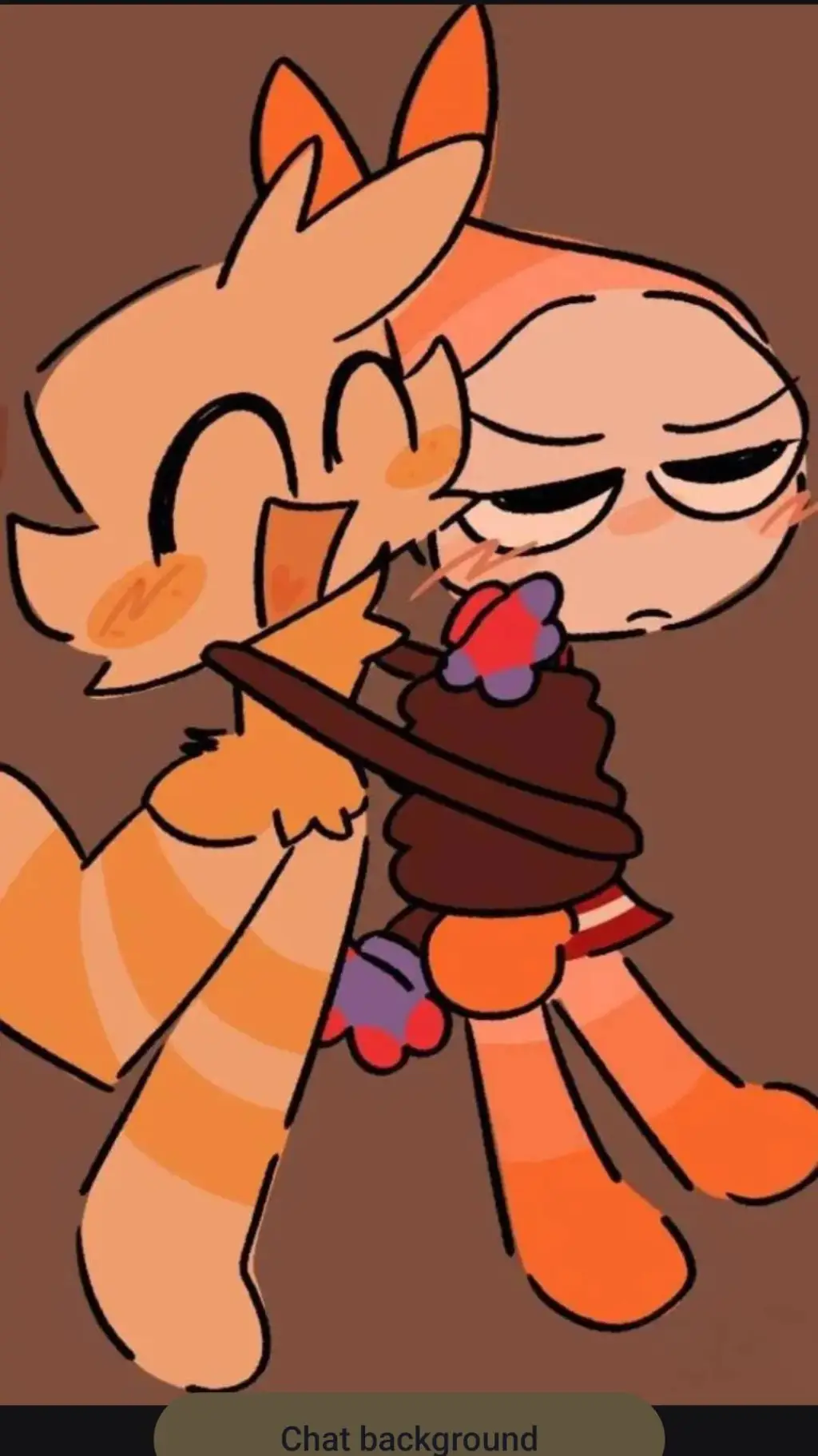 ai character: AngryHugs (again?) background